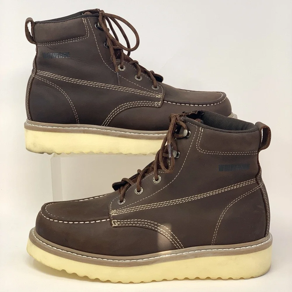 Wolverine Mens 11 Extra Wide Slip-Resistant W10744 Loader 6-Inch Wedge Boots